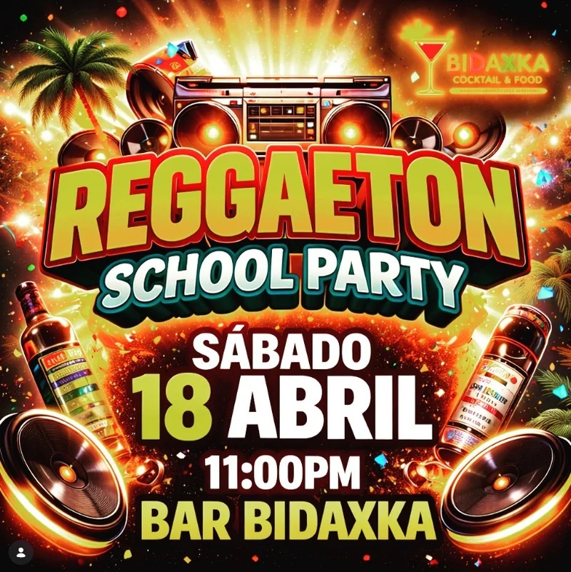 Cartel de la Reggaeton School Party